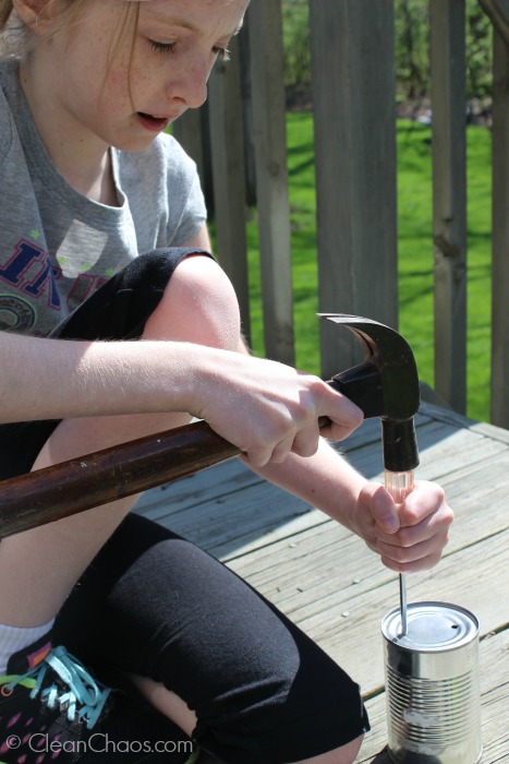 Here's a fun Earth Day or Mother's Day kids craft, to make an Upcycled Herb Garden with recycled items!