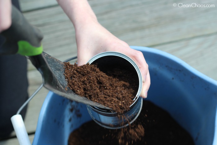 Here's a fun Earth Day or Mother's Day kids craft, to make an Upcycled Herb Garden with recycled items!