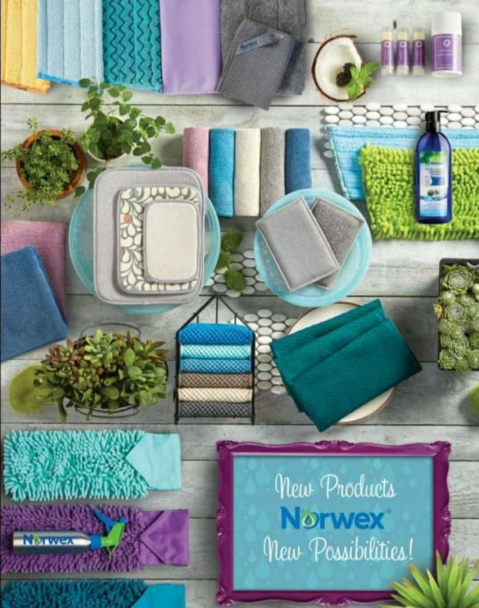 Norwex Counter Cloths, slate, vanilla, mushroom