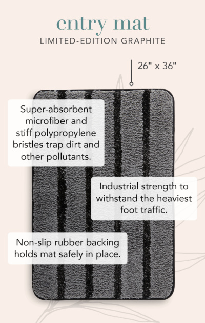 Entry Mat, graphite